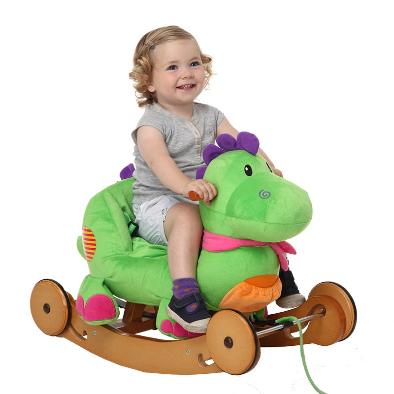 Children rocking horse rocking chair baby wood toys music holiday gift kids furniture rocking horse toddler chair rocking chair