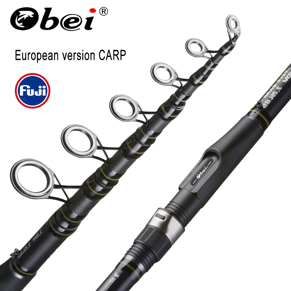 Fishing Rod Carbon Fiber Obei, Telescopic Fishing Rod Obei