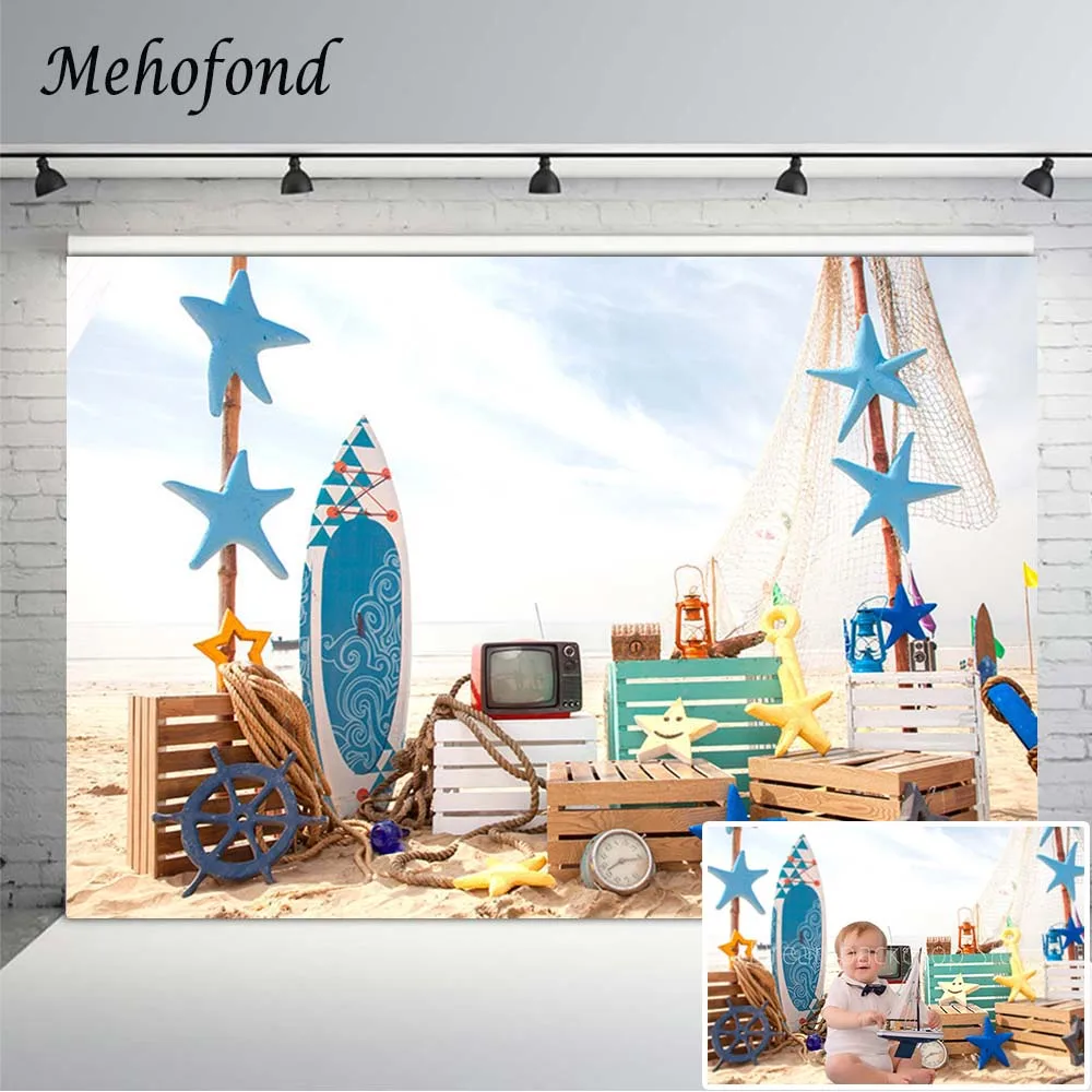 

Фотофон Mehofond для дня рождения, вечеринки, летнего отдыха, морского пляжа, серфинга, звезды, фотография, детский душ фотосессия Фотостудия