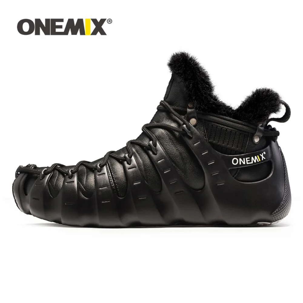 Onemix Stivali Invernali Per Gli Uomini A Piedi Scarpe Per Le Donne Scarpe Da Trekking All'Aria Aperta Senza Colla Sneakers Autunno Inverno Keeping Wa