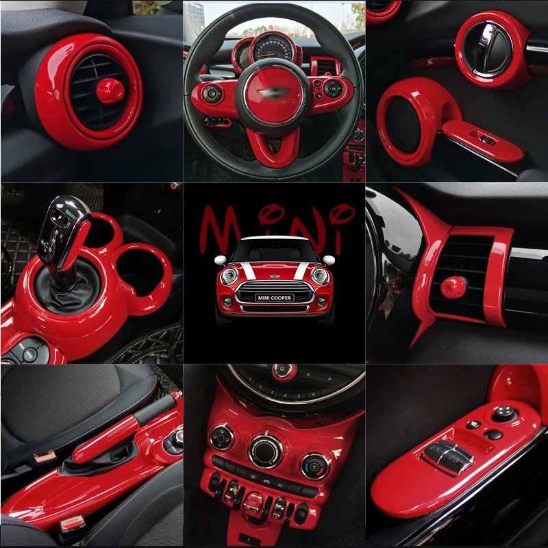 Autocollant Décoratif pour Volant de Voiture, Danemark ge de Modification  Centrale pour Mini Cooper F54 F55 F56 F60 R55 R56, Accessoires - AliExpress