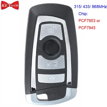 

KEYECU for BMW FEM / BDC CAS4 CAS4+ 2011-2017 Smart Remote Key Fob KR55WK49863 315MHz/433MHz/868MHz PCF7953/ PCF7945 Chip