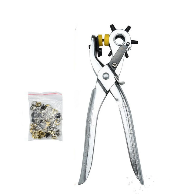 Multifunctional Leather Hole Punch Hand Tools Pliers Belt Hole Maker Belt  Punch - AliExpress