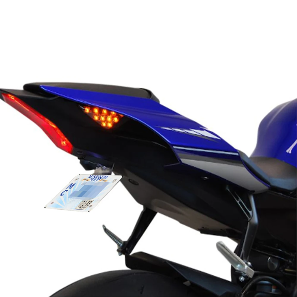 Motorcycle Rear Tail Tidy Fender Eliminator Kit Fit For YAMAHA YZF R1M  2016-2024 YZF-R1 YZF R1S 2015-2024 License Plate Holder