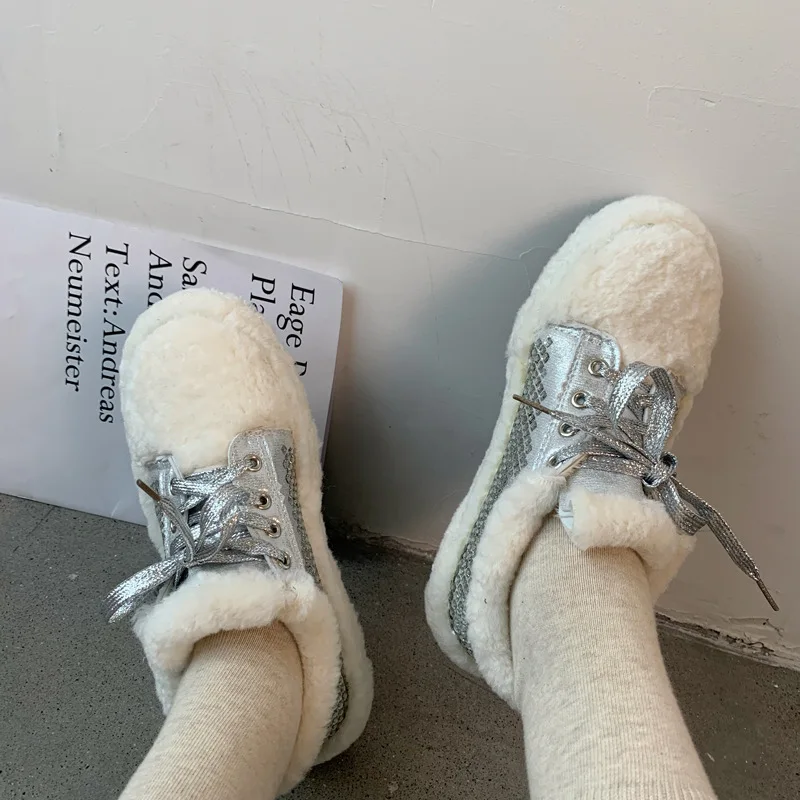 

Winter Shoes for Women Flats Warm Sneakers Woman Vulcanize Shoes Ladies Chunky Sneakers Women 2020 Trend Platform Casual Sneaker