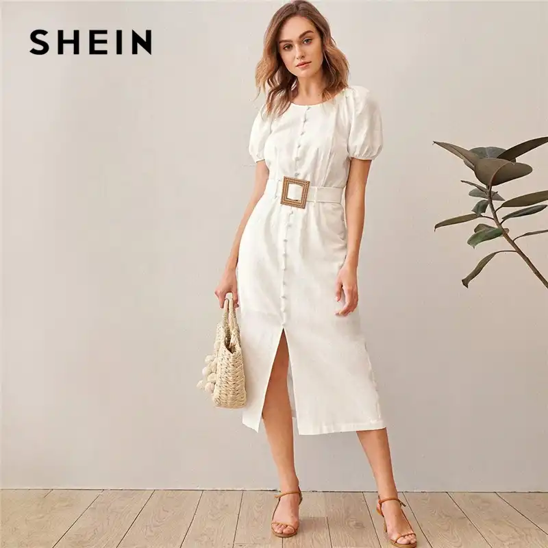 shein white dresses