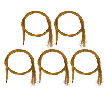 

Yibuy 32 inch Violin Horse Hair for Violin Bow Replacement Parts Yellow 38G