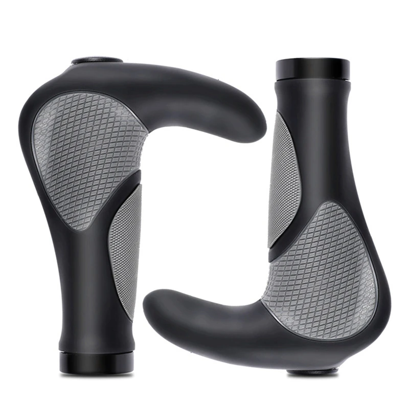 Comfy Bicycle Grips TPR Rubber Integrated MTB Cycling Hand Rest