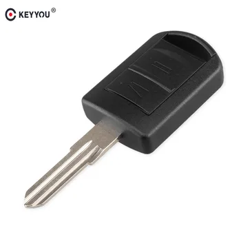 

KEYYOU 2 Buttons Remote Key Fob Case Shell for Vauxhall Opel Corsa Agila Meriva Combo Car key Shell Case