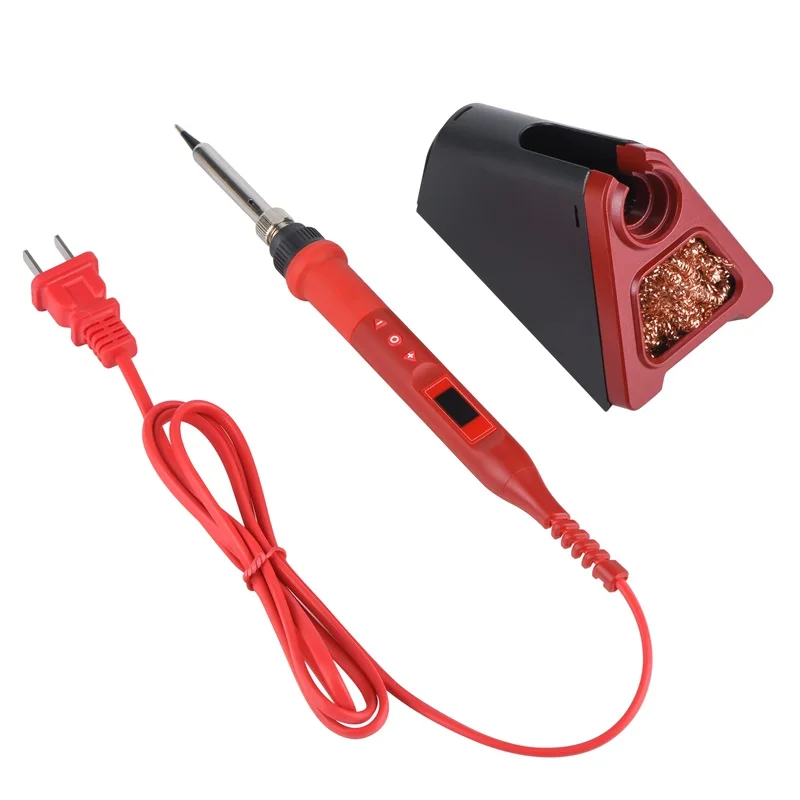 JCD 80W Soldering Iron 908U Update Multi-function Button Adjustable Temperature LCD Lighting Display Iron Electric Repair Tools hot stapler plastic Welding Equipment