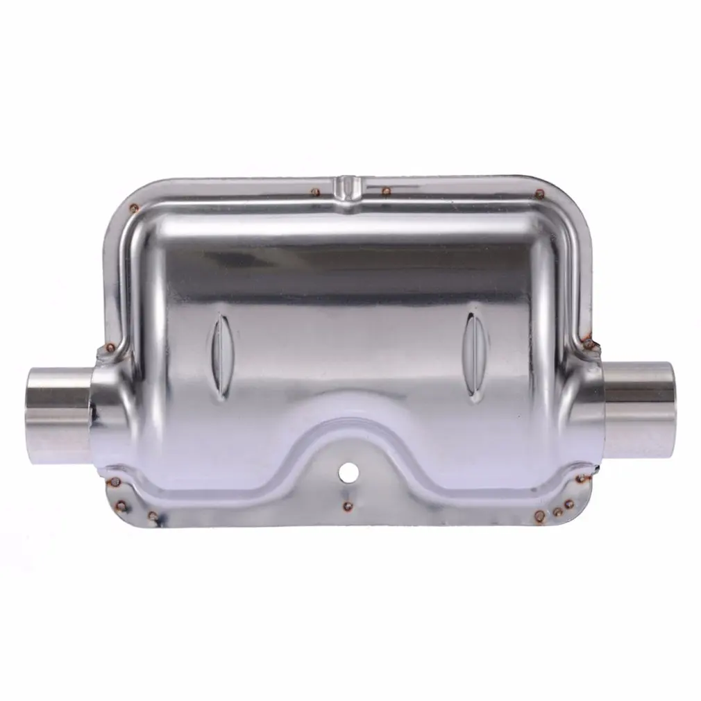 60cm Car Stainless Steel Material Exhaust Pipe Corrugated Round Pipe Parking Silencer Diesel Heater Silver car exhaust pipe bracket