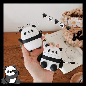 

Lovely For Airpods case Silicone Wireless Bluetooth Earphone Case For Apple Airpods 2 Headphone Cover For Airpods Protective Box