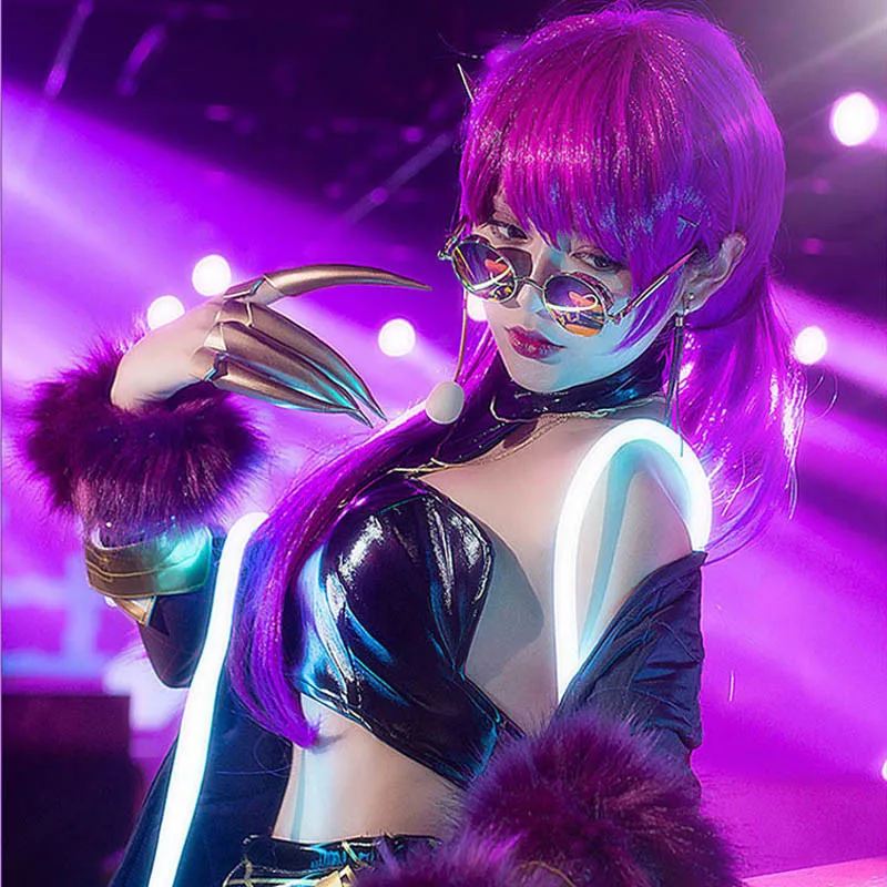 Новые KDA Evelynn аксессуары для косплея EVA пальчиковые лапы хвост Sting Косплей Аксессуары для Хэллоуина Вечерние