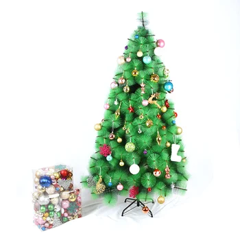 

60-70pcs Xmas Party Dream Pendant Ornaments Christmas Tree Hanging Ball Bauble Decor for Party Home Christmas Festival Gift