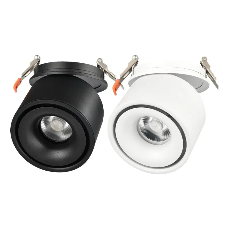 

Dimmable led ceiling light 7W/10W/12W/15W/18W LED Recessed ceiling lamp ,Foldable and 360 degree rotatable led COB spot light