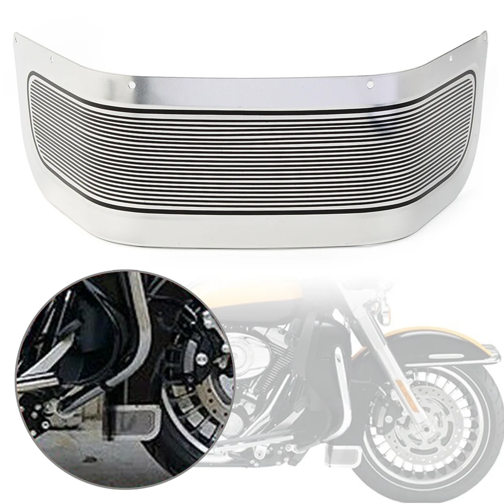 Chrome Motorcycle Front Fender Trim Skirt For Harley Touring Road King