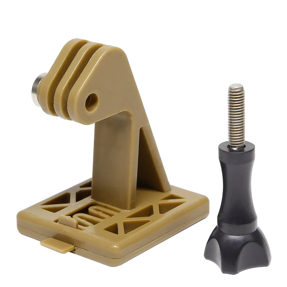 Action GoPro Hero Helmet Fixed Mount Base Adapter Tactical Camera Mount Adapter Go Pro Accessories Hunting Military Base Holder