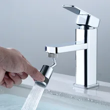 

720 Degrees Splash Filter Faucet Spray Head Anti Splash Filter Faucet 22-24mm Movable Kitchen Tap Water Saving Nozzle Sprayer