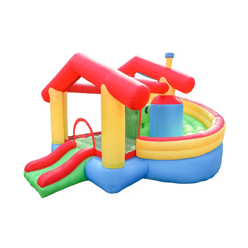 

Trampoline Children Inflatable Castle Toys Indoor and Outdoor Small Amusement Park Slide inflatable bouncer inflatable slide