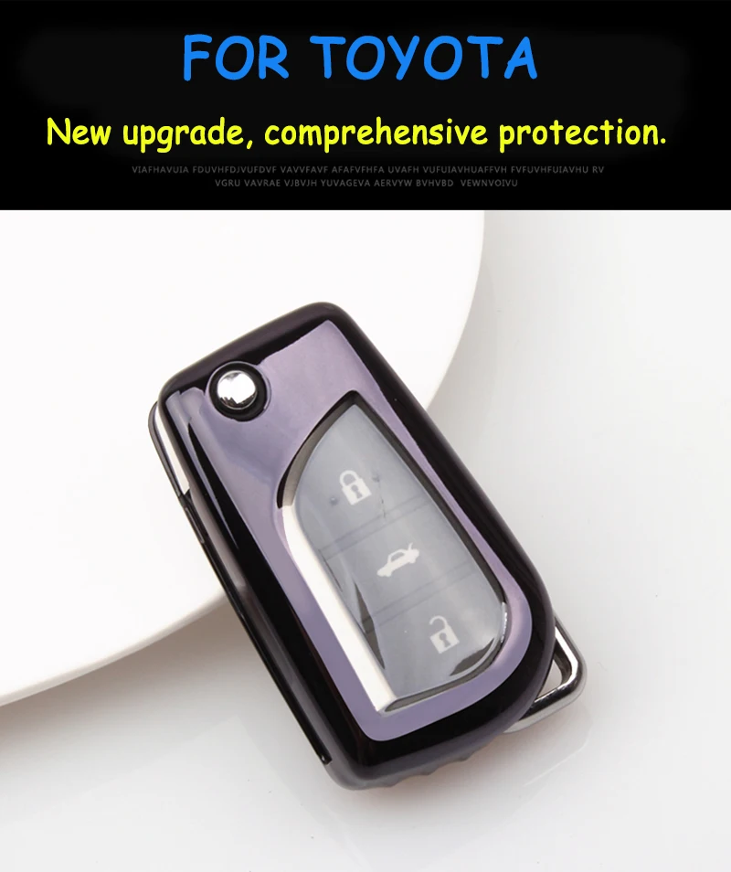 

New Upgrade 3 Button Car Remote Key Fob Shell Cover Case For Toyota Auris Corolla Avensis Verso Yaris Aygo Scion TC IM 2015