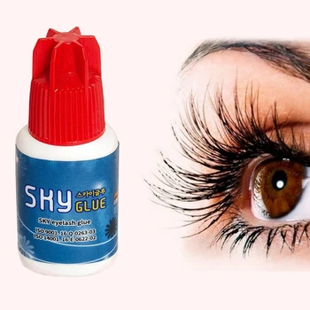

Sky Glue 5ml/10ml Korea Sky Glue for Eyelash Extension Makeup Tools Fastest Dry Best Adhesive Individual Eyelash Glue