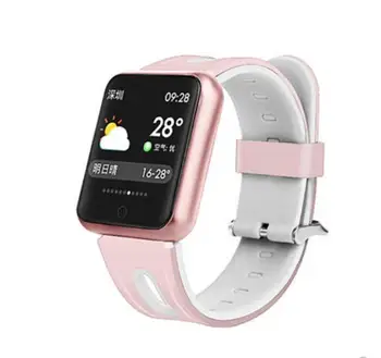 

P68 Smart Watch Full Touch Screen Heart Rate Blood Pressure Bluetooth Sports Tracker Fitness Watches for Android IOS