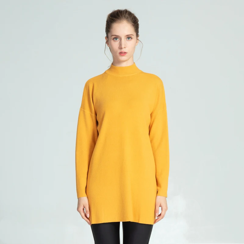 Marwin New-Coming Winter Thick Long Casual High Street Style Women Sweater Soft Warm Bottoming Sweater Female Pullovers