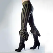 ^#Cheap Gothic Retro Women Casual Pants Flared Color Block Stripe Leggings Motorcycle Punk Rock Trousers Lace Up 3XL Purple Brown Green ^#Cheap Gothic Retro Women Casual Pants Flared Color Block Stripe Leggings Motorcycle Punk Rock Trousers Lace Up 3XL Purple Brown Green