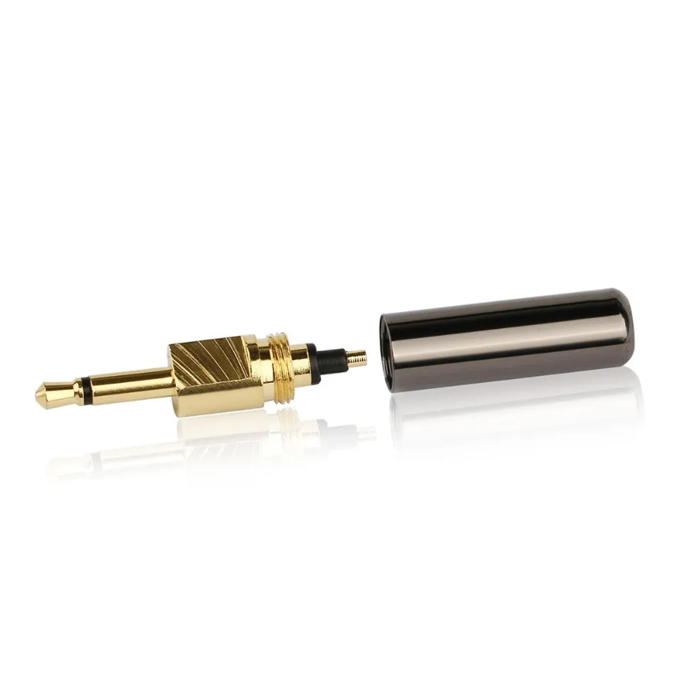 5pairs HiFi Headphone HD700 Audio Jack 2 5mm Plug 2 Pole Mini Jack Adapter For HD700 HE400i Repair Solder Wire Connector