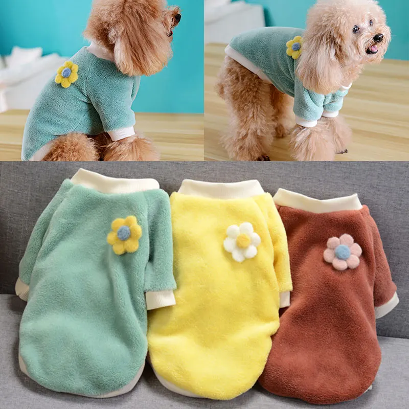 Pull Pour Chien En Velours épais - Vêtement Chaud Automne-hiver Pour Bouledogue Et Chiens De Taille 4XL - Design Mignon Et Ajustable