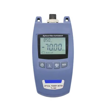

Mini Portable FTTH Optical Power Meter OPM Optic Fiber Cable Tester -70dBm~+10dBm SC/FC Universal Connector TL-520
