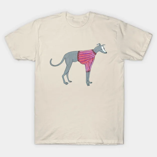 Men t-shirt Greyhound In A Sweater tshirt Women t shirt | Мужская одежда