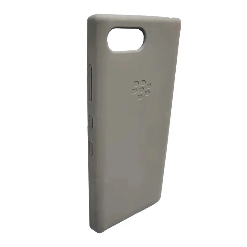 Original Soft Silicone Case for Blackberry KEY 2 Grey-green Back Phone Cover Shell for Blackberry KEY2 KEYTwo funda skin coque