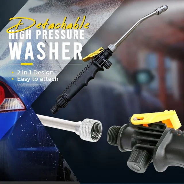 2-in-1 High Pressure Washer Metal Water Gun High Pressure Power Car Washer Spray Car Washing Tools Garden Water Washer Spray Gun 3