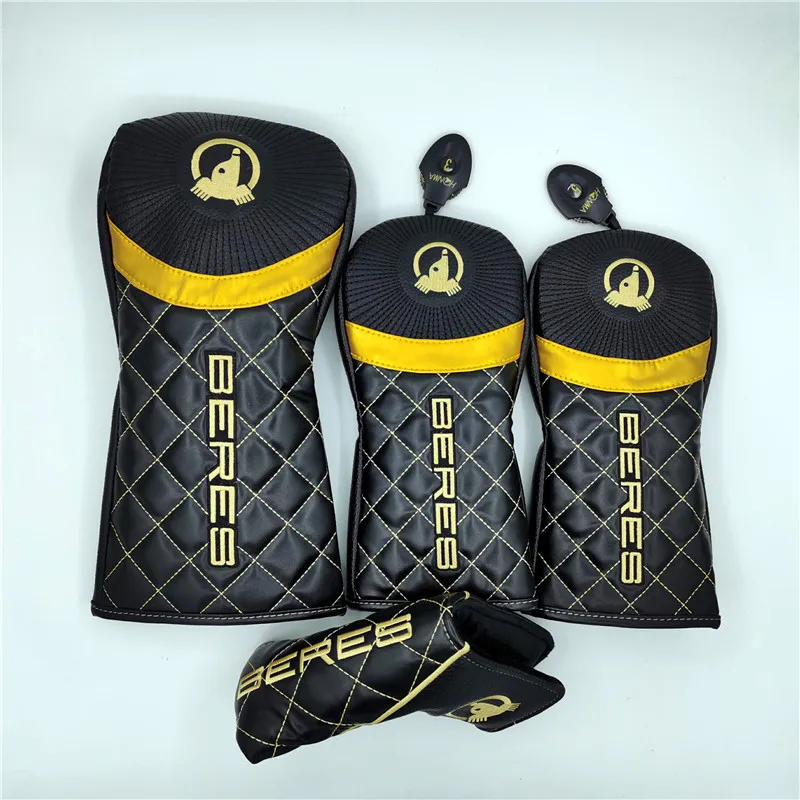 GolfHeadCoverPULeatherHonmaGolfDriverFairwayWoodsPutterCovers