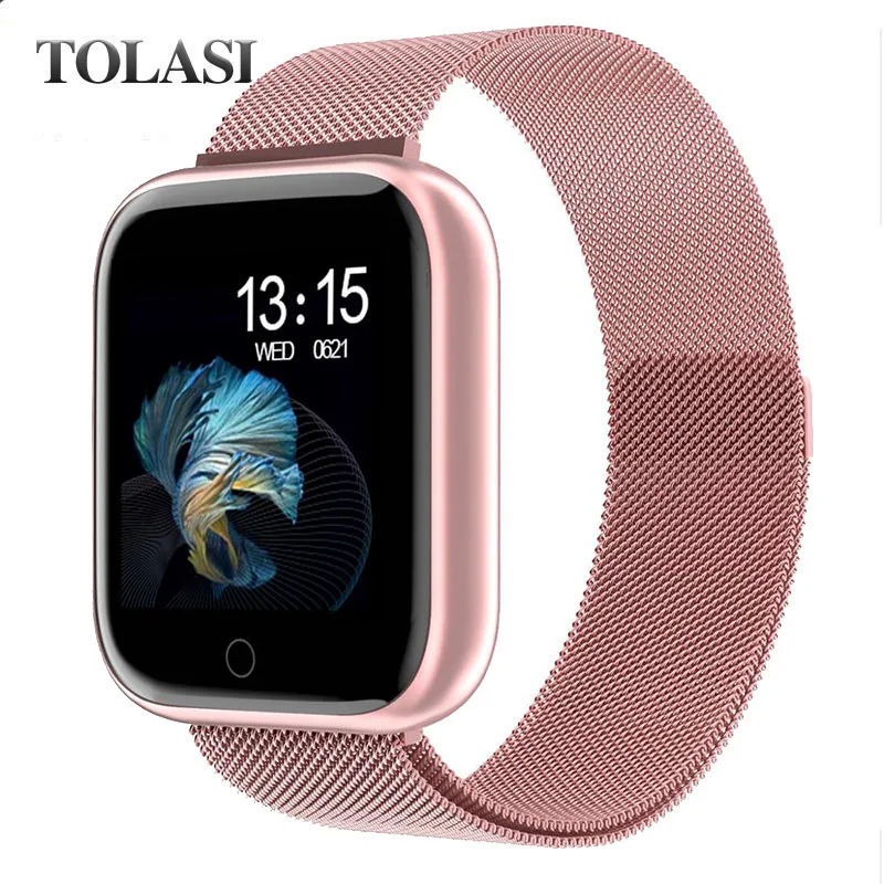 2019 женские водонепроницаемые Смарт часы P70 P68 Plus Bluetooth Smartwatch для Apple IPhone Xiaomi