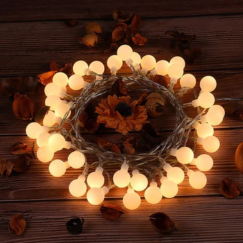 

USB Powered Starry String Lights 40 LED 35 Lighting Modes Fairy String Lights Waterproof Ball Lights Intelligent Remote Contro