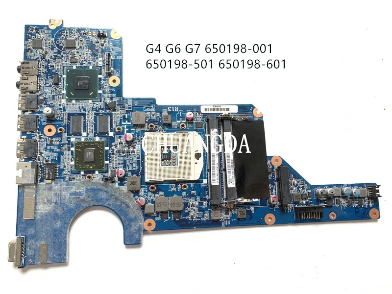 

Материнская плата 650198-001 для HP G4 G6 G7 DA0R13MB6E0 HD 6470M Протестирована