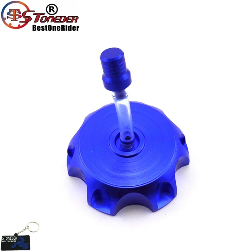 STONEDER Бензобак для китайского 50cc 70cc 90cc 110cc 125cc 140cc 150cc 160cc Dirt Pit Bike Motocross - Цвет: Blue