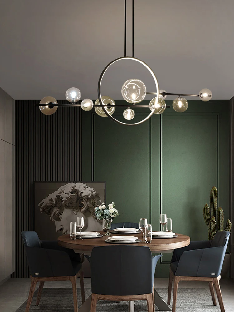 

Modern Dinning Room Pendant Lighting Nordic Glass Ball Pendant Lamp/Hanging lights Decor Office Suspension Pendant Lights