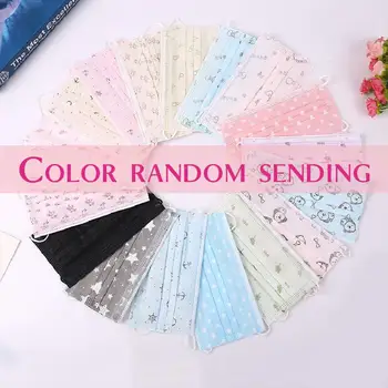 

Disposable mask printing female Korean version of three-layer dustproof, sunscreen and breathable fashion personality