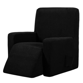 

Waterproof Elastic Recliner Chair Cover All-Inclusive Massage Sofa Couch Cover for Wingback Chair Sofa Black