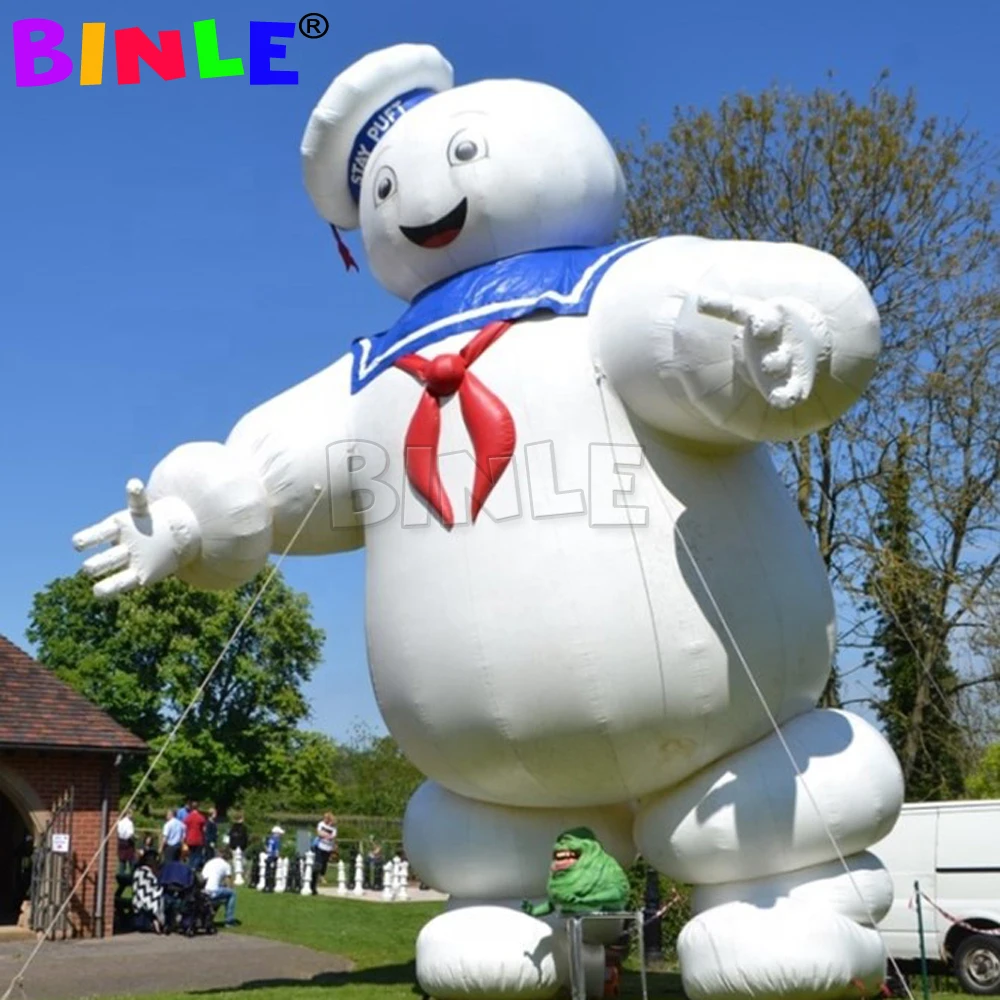 5m 16ft Giant Holloween Characters Decoration Inflatable Ghostbuster inflatable Marshmallow man for outdoor advertising