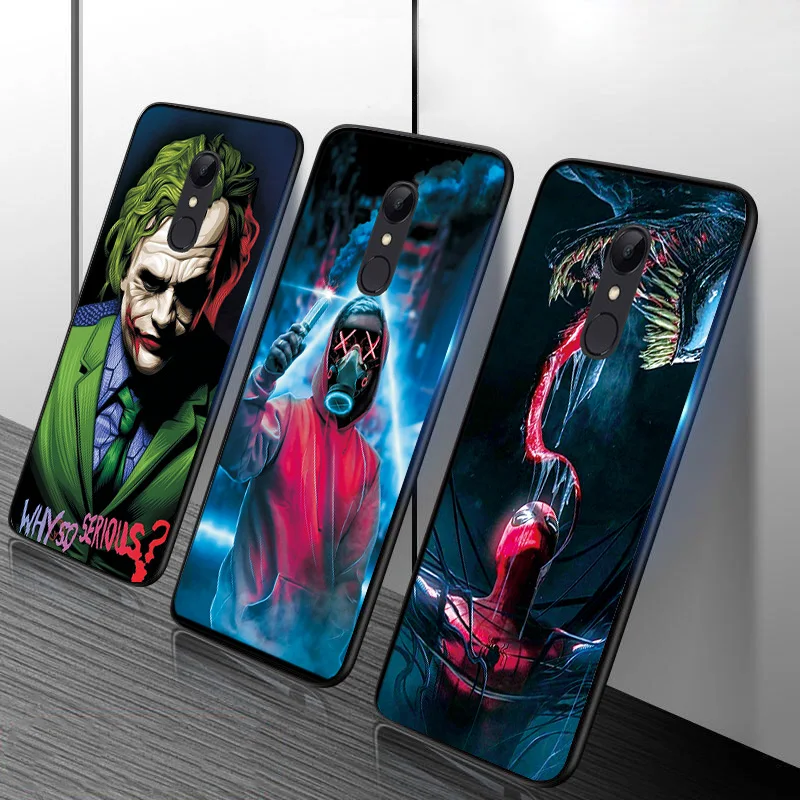 Чехол Venom Avengers для Xiaomi Redmi 4X Note 4 4X чехол для Redmi Note 6 Чехол Note 7 5 8 Pro черный ТПУ чехол для телефона Redmi Note 8T