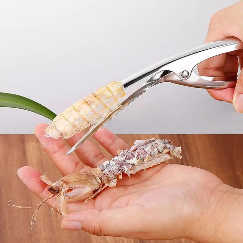 Нержавеющая сталь нож для чистки креветок креативный нож для чистки креветок Deveiner оболочки инструменты, устройства для кухни горячая распродажа