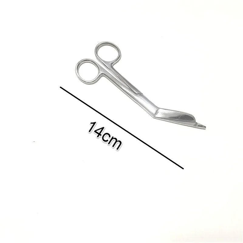 Médica de Gaze Tesoura para Enfermeiro Paramédico em Aço Comprimento de 14cm e 18cm Tesoura Médico Inoxidável Emt ou 4 enfermeiro, médico ou paramédico, em aço inoxidável, comprimento de 14cm e 18cm