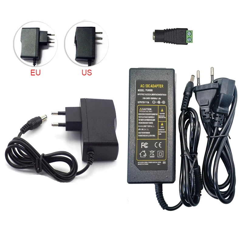 

AC DC Power Adapter 12V 1A 2A 3A 5A 6A 8A 10A AC/DC 220V To 12V Universal Power Adapter Supply 12 V Volt For Led Strip Light
