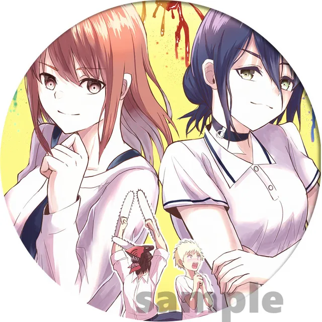 Anime Chainsaw Man Badge Makima Brooch Pin Cosplay Badges For Cloth Backpack Cosplay Anime Accessories 8