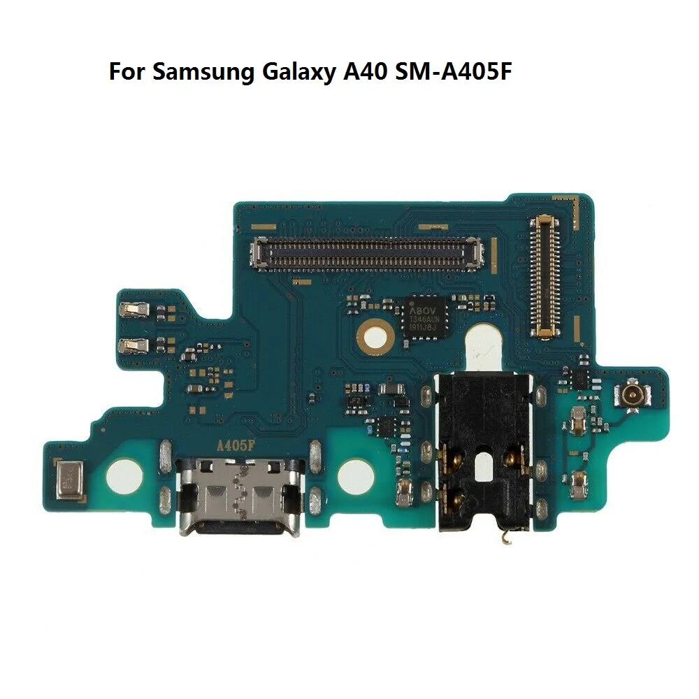 A40 A405F Original Для 10 шт/лот samsung Galaxy A10 A105F/A20 A205F/A30 SM-A305F/A40 A405F/A50/A60/A70 зарядный порт разъем гибкий кабель - Цвет: A40 A405F Original