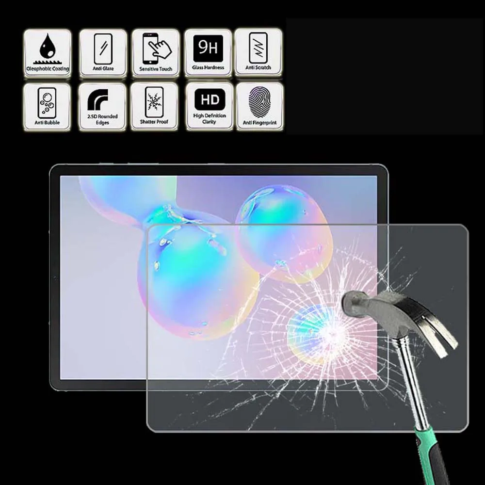 

For Samsung Galaxy Tab S6 T865 Tablet Ultra Clear Tempered Glass Screen Protector Anti Fingerprint Proective Film